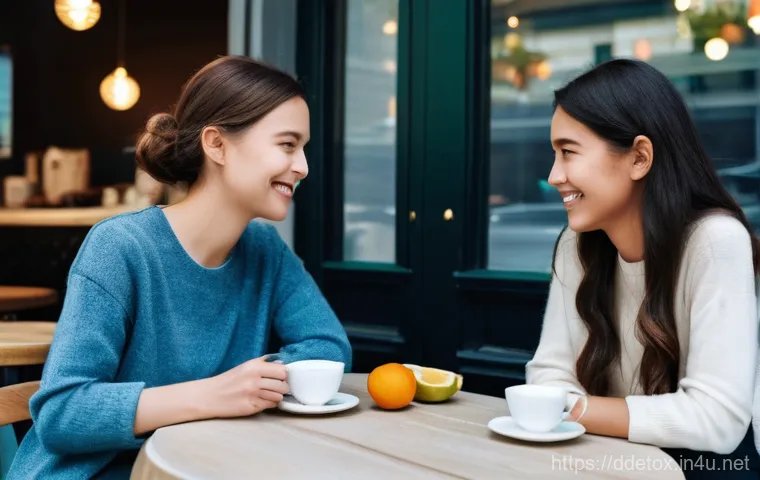 디지털디톡스 장점 - **Prompt:** A person (gender-neutral, appearing to be in their early 30s) is deeply absorbed in pain...